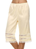 KYLETHOMASW  -  Women’s Pajama Pants, Patchwork  Lace Loose High Waist Sleepwear Bottoms, Elastic Waist Band Nightwear Trousers