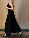 KYLETHOMASW  -  Elegant White Midi Dress Women Vintage Party Prom Spaghetti Strap Black Dresses Korean Formal Occasion Bodycon Vestidos