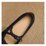 KYLETHOMASW  -  Mary Jane New Women Shoes Ballet Bow Square Toe Mid Heels Nude Shoes Fashion Casual Elegant Shallow Pumps