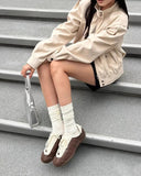 KYLETHOMASW  -  Sneakers Casual Sports Shoes for Women Lightweight Leather Breathable Shoes Women Flat White Tennis Shoes