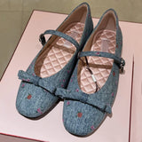 KYLETHOMASW  -  Retro Womens Mary Jane Shoes Fashion French Style Casual Shoes for Woman Elegant Vacation Flat Shoe Designer Shoes Zapatos Mujer