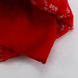 KYLETHOMASW  -  Women's New Round Neck Long-sleeved Open Button Top Skirt Printing Two-piece Sexy Suit