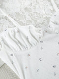 KYLETHOMASW  -  Printing Female Pajama Spaghetti Strap Sleepwear Backless Nightgown Sleeveless Nightie Mini Dress Casual Home Clothes