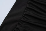 KYLETHOMASW  -  Autumn New Sexy Dress Temperament New Slimming V-neck Slim Fit Slit Evening Dress Dress Long Skirt Selegant Fit Rich Girl