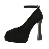 KYLETHOMASW  -  Nightclub Platform High Heel Women Mary Jane Shoes Elegant Shallow Buckle Shoes 2026 Spring Autumn Party Dress Ladies Pumps