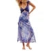 KYLETHOMASW  -  Women Long Bodycon Dress Floral Print Lace Patchwork Cutout V-Neck Sleeveless Dress Summer Slit Backless Party Dress