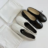 KYLETHOMASW  -  New Retro Women's Shoes Exquisite Soft Leather Casual Shoes for Woman Fashion Ballet Flats Bowknot Shoes Zapatos De Mujer