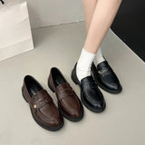 KYLETHOMASW  -  Women's Flat Shoes Autumn New Women Mary Jane Shoes Hot Sale Simple Ladies Fashion Causal Uniform Shoes Thick Bottom Non-slip