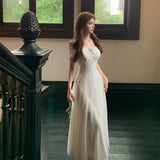 KYLETHOMASW  -  Spring Summer French Fashion Elegant Evening Gown Women's Backless Sexy Tulle Bandeau Party Dress Chic High-end Banquet Gown