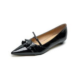 KYLETHOMASW  -  Summer New Wave Design Women's Flat Shoes Pointed Toe Shallow Slip-on Female Single Shoes Solid Color Versatile Ladies Footwear