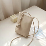KYLETHOMASW  -  Korean Women's Casual Crossbody Bag High Quality Pu Leather Shoulder Bag Women' Commuter Crossbody Mobile Phone Bag With Pendant