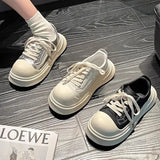 KYLETHOMASW  -  Casual Women Shoes 2025 Big Head Thick Bottom Lace-up Fashion Women Sneakers Versatile Street Style Ladies Shoes Tenis Feminino
