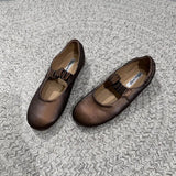 KYLETHOMASW  -  Red Fashion Pleated Women Flat With Shoes Round Toe Casual Female Shallow Footwear Slip On Ladies Mary Janes Flat Shoes New
