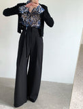 KYLETHOMASW  -  Drop Feeling Wide Leg Suit Pants Women Spring New High Waist Slimming Versatile Straight Leg Casual Long Trousers