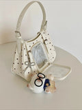 KYLETHOMASW  -  Contrast Star Ita Tote Bag Shoulder Crossbady Bags Portable Zipper Bolsa Daily Bolsos mujer Teenage Girls Bolsas Sac Femme