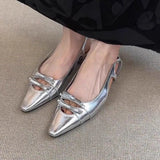 KYLETHOMASW  -  Designer Summer Cover Toe Women Sandals Fashion Butterfly-knot Dress Shoes Women's Low Heel Stripper Party Sandalias