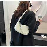 Kylethomasw Niche Design Small Shoulder Bag Women's 2024 Spring New Trendy Versatile Small Square Bag Fashion Pearl Tide Shoulder Bag