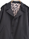 KYLETHOMASW  -  New Women Versatile Autumn Winter Trench Coat Long Sleeve Single Breasted Loose Vintage Windbreaker Jacket