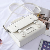 Kylethomasw New JK Uniform Leisure Versatile Campus Student Soft Sister Designer Bag Women Leather Handbags