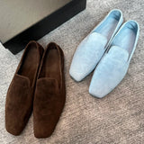 KYLETHOMASW  -  Loafers Women's 2025 Comfortable Commuter Shoes Casual Flats Walking  Fashion Schoenen Dames Sliders Square Head Flat Sho