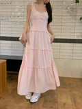 KYLETHOMASW  -  Strap Dress For Women With a Gentle Summer Temperament, Beach Vacation A-Line Long Dress