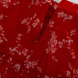 KYLETHOMASW  -  Women's New Round Neck Long-sleeved Open Button Top Skirt Printing Two-piece Sexy Suit
