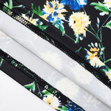 KYLETHOMASW  -  Black Backless High Waist Mini Dresses Summer Slim Elegant Party Clubwear Sexy Strapless Print Floral Bandage Women Dress
