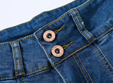 KYLETHOMASW  -  New Summer Women High Waist Wide Leg Denim Shorts Casual Solid Straight Short Jeans Variety Pants Korean Fashion Streetwear
