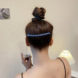 Kylethomasw Handmade Hair Combs Clips Tooth Plastic Hairpin Women Side Twist Comb French Floral Pearl Hairpin Girls Hair Accessories