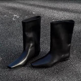 KYLETHOMASW  -  Designer Street Style Women Knee High Boots Fashion Slip On Internal Eevation Ladies Concise Long Botas De Mujer