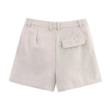KYLETHOMASW  -  Versatile Loose High Waisted Casual Shorts Women Summer pantalones cortos