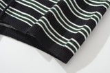 KYLETHOMASW  -  Vintage Striped Knit Shorts Women Drawstring Low Waist Casual Summer Wear