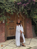 KYLETHOMASW  -  Autumn White Loose Dress Minimalist Lazy Off-shoulder Tube Dress Evening Dresses Party Dresses Vestidos