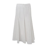 KYLETHOMASW  -  Summer New Hot Selling Fashionable Temperament Elegant Slim Fit Versatile Loose Solid Color Skirt