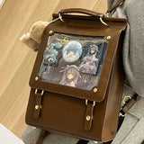 KYLETHOMASW  -  Transparent Ita Mochila Lolita Jk Mochilas Mujer Sweet Cool Girls School Bag New Casual Backpack Japan Style Fashion Backpacks