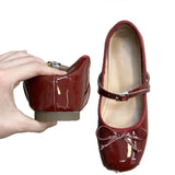 KYLETHOMASW  -  Spring/Summer New Women's Mary Jane Shoes Fashion Bow Shoes Casual Low Heel Dresses Street Style Shoes