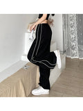 Kylethomasw  Woman Old Money Pants Aesthetics Trousers 90s Sweatpants Unisex Cargo Hip-hop Pants Hiking Streetwear Pant Tunic Drawstring