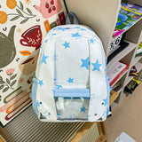 KYLETHOMASW  -  Rabbit Ears Star Ita Bag Transparent Mochila Student Mochilas Mujer Teenage Girls Bolsas High Capaci Bags for Woman Backpack