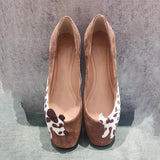 KYLETHOMASW  -  Fashion Women's Shoes Exquisite Dog Pattern Casual Shoes for Woman Comfortable Shallow Flat Shoe Designer Shoes Zapatos De Mujer