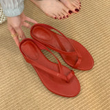 KYLETHOMASW  -  Luxury Footwear Low Heel Women Slippers Flip flops Shoes Fashion Round Toe Ladies Heeled Slippers Shoes Female Slides Sandals