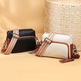 KYLETHOMASW  -  Women Zipper Satchel Bag Genuine Leather Handbag Purse Adjustable Strap Trendy Crossbody Purse Travel Sling Bag Commuting Bag