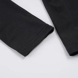 KYLETHOMASW  -  French Sweet Patchwork Contrast Color Fake Two Piece Slim Square Collar Long Sleeve Slim T-Shirts