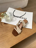 KYLETHOMASW  -  Low Shoes Rome PU Fabric Hoof Heels Silk Low Shoes Hoof Heels Silk Rome Fabric
