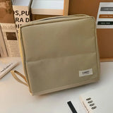 KYLETHOMASW  -  Pen Bag Vertical Makeup Bag Pencil Case Partitioned Skincare Storage Bag Multifunctional Makeup Brush Storage Cosmetic Bag