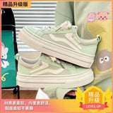 KYLETHOMASW  -  Tenis Feminino Women's Canvas Shoes Spring 2026 New Korean Style Versatile Dopaamine Breathable Casual Loafers Low Top Sneakers