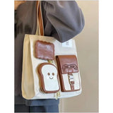 KYLETHOMASW  -  New Simple Shoulder Bag Cute Design Bags Class Diagonal Large Capacity Handbag Commuting 2025