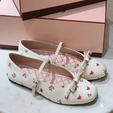 KYLETHOMASW  -  Retro Womens Mary Jane Shoes Fashion French Style Casual Shoes for Woman Elegant Vacation Flat Shoe Designer Shoes Zapatos Mujer
