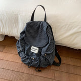 KYLETHOMASW  -  Women Soft Nylon High-capacity Backpacks Summer Grid Backpack Girls School Bag Lightweight Travel Back Pack