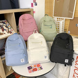 Kylethomasw New Simple Design Woman Backpack School Bag For Teenage Girls Boys Casual Travel Rucksack College Students