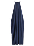 KYLETHOMASW  -  Sexy Halter Women's Dressess Elegant  Lace Up Backless Sleeveless Oversize Dress Female Summer New Lady Party Robes